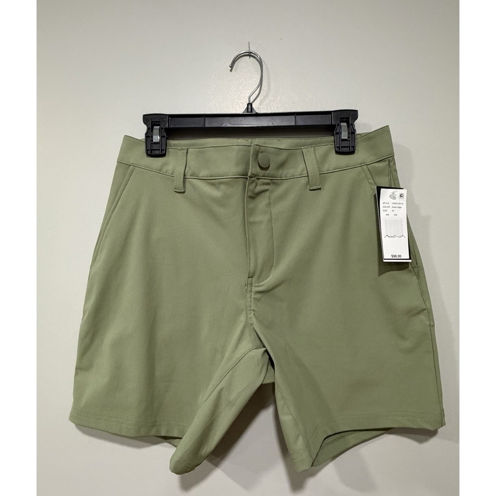 Rhone Men's NWT Commuter 7 Size 30 Green Sage Performance Shorts NEW